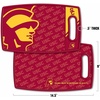 image:imageYouTheFan NCAA Officiallylicensed Logo Series Cutting Board  reversible design for double the cutting surface  gentle on knives team message on both front and backUSC Trojans