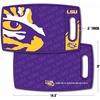 image:imageYouTheFan NCAA Officiallylicensed Logo Series Cutting Board  reversible design for double the cutting surface  gentle on knives team message on both front and backLSU Tigers