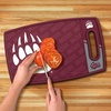 image:imageYouTheFan NCAA Officiallylicensed Logo Series Cutting Board  reversible design for double the cutting surface  gentle on knives team message on both front and backMontana Grizzlies