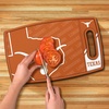image:imageYouTheFan NCAA Officiallylicensed Logo Series Cutting Board  reversible design for double the cutting surface  gentle on knives team message on both front and backTexas Longhorns