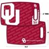image:imageYouTheFan NCAA Officiallylicensed Logo Series Cutting Board  reversible design for double the cutting surface  gentle on knives team message on both front and backOklahoma Sooners