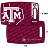 image:imageYouTheFan NCAA Officiallylicensed Logo Series Cutting Board  reversible design for double the cutting surface  gentle on knives team message on both front and backTexas AM Aggies