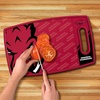 image:imageYouTheFan NCAA Officiallylicensed Logo Series Cutting Board  reversible design for double the cutting surface  gentle on knives team message on both front and backArkansas Razorbacks