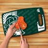image:imageYouTheFan NCAA Officiallylicensed Logo Series Cutting Board  reversible design for double the cutting surface  gentle on knives team message on both front and backMichigan St Spartans