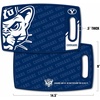 image:imageYouTheFan NCAA Officiallylicensed Logo Series Cutting Board  reversible design for double the cutting surface  gentle on knives team message on both front and backBYU Cougars