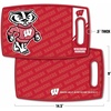image:imageYouTheFan NCAA Officiallylicensed Logo Series Cutting Board  reversible design for double the cutting surface  gentle on knives team message on both front and backWisconsin Badgers