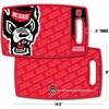 image:imageYouTheFan NCAA Officiallylicensed Logo Series Cutting Board  reversible design for double the cutting surface  gentle on knives team message on both front and backNC State Wolfpack