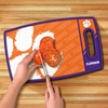 image:imageYouTheFan NCAA Officiallylicensed Logo Series Cutting Board  reversible design for double the cutting surface  gentle on knives team message on both front and backClemson Tigers