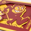 image:imageYouTheFan NCAA Wyoming Cowboys 3D Logo Series Wall Art  12x1212L x 12W