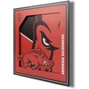 image:imageYouTheFan NCAA Wyoming Cowboys 3D Logo Series Wall Art  12x1212L x 12W