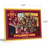 image:imageYouTheFan Officiallylicensed NCAA Purebred 3D Wall Art  Humorous original handdrawn cartoon artwork multilayer funny gift indoor team decorIowa State Cyclones