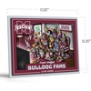 image:imageYouTheFan Officiallylicensed NCAA Purebred 3D Wall Art  Humorous original handdrawn cartoon artwork multilayer funny gift indoor team decorMississippi State Bulldogs