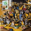 image:imageYouTheFan Officiallylicensed NCAA Purebred 3D Wall Art  Humorous original handdrawn cartoon artwork multilayer funny gift indoor team decorMissouri Tigers