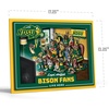 image:imageYouTheFan Officiallylicensed NCAA Purebred 3D Wall Art  Humorous original handdrawn cartoon artwork multilayer funny gift indoor team decorNorth Dakota State Bison