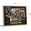image:imageYouTheFan Officiallylicensed NCAA Purebred 3D Wall Art  Humorous original handdrawn cartoon artwork multilayer funny gift indoor team decorPurdue Boilermakers