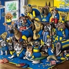 image:imageYouTheFan Officiallylicensed NCAA Purebred 3D Wall Art  Humorous original handdrawn cartoon artwork multilayer funny gift indoor team decorSouth Dakota State Jackrabbits