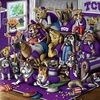 image:imageYouTheFan Officiallylicensed NCAA Purebred 3D Wall Art  Humorous original handdrawn cartoon artwork multilayer funny gift indoor team decorTCU Horned Frogs