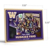 image:imageYouTheFan Officiallylicensed NCAA Purebred 3D Wall Art  Humorous original handdrawn cartoon artwork multilayer funny gift indoor team decorWashington Huskies