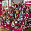 image:imageYouTheFan Officiallylicensed NCAA Purebred 3D Wall Art  Humorous original handdrawn cartoon artwork multilayer funny gift indoor team decorWashington State Cougars