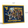 image:imageYouTheFan Officiallylicensed NCAA Purebred 3D Wall Art  Humorous original handdrawn cartoon artwork multilayer funny gift indoor team decorWest Virginia Mountaineers