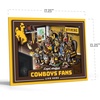 image:imageYouTheFan Officiallylicensed NCAA Purebred 3D Wall Art  Humorous original handdrawn cartoon artwork multilayer funny gift indoor team decorWyoming Cowboys
