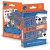 image:imageYouTheFan NCAA OfficiallyLicensed Playing Cards  Original Artwork on All face Cards and Jokers  Teams Official Colors  Quality Linen Texture  Designed in The USABoise State Broncos