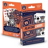 image:imageYouTheFan NCAA OfficiallyLicensed Playing Cards  Original Artwork on All face Cards and Jokers  Teams Official Colors  Quality Linen Texture  Designed in The USAAuburn Tigers