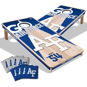 image:imageYouTheFan NCAA 2 x 4 Professional Wood Cornhole Game with Logo BagsAir Force Academy