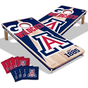 image:imageYouTheFan NCAA 2 x 4 Professional Wood Cornhole Game with Logo BagsArizona Wildcats