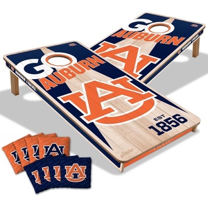 image:imageYouTheFan NCAA 2 x 4 Professional Wood Cornhole Game with Logo BagsAuburn Tigers