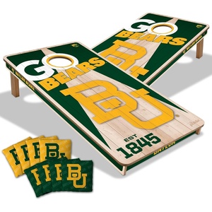 image:imageYouTheFan NCAA 2 x 4 Professional Wood Cornhole Game with Logo BagsBaylor Bears