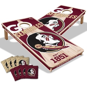 image:imageYouTheFan NCAA 2 x 4 Professional Wood Cornhole Game with Logo BagsFlorida State Seminoles