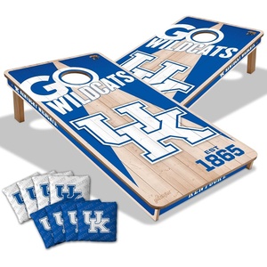 image:imageYouTheFan NCAA 2 x 4 Professional Wood Cornhole Game with Logo BagsKentucky Wildcats