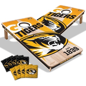 image:imageYouTheFan NCAA 2 x 4 Professional Wood Cornhole Game with Logo BagsMissouri Tigers