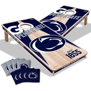 image:imageYouTheFan NCAA 2 x 4 Professional Wood Cornhole Game with Logo BagsPenn State Nittany Lions