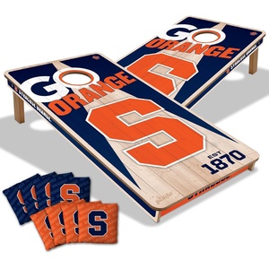 image:imageYouTheFan NCAA 2 x 4 Professional Wood Cornhole Game with Logo BagsSyracuse Orange