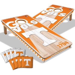 image:imageYouTheFan NCAA 2 x 4 Professional Wood Cornhole Game with Logo BagsTennessee Volunteers