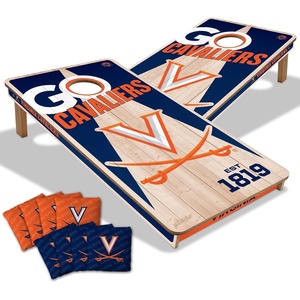 image:imageYouTheFan NCAA 2 x 4 Professional Wood Cornhole Game with Logo BagsVirginia Cavaliers