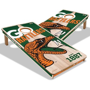 image:imageYouTheFan NCAA 2 x 4 Professional Wood Cornhole GameTeam Colors