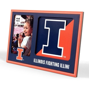 image:imageYouTheFan NCAA 3D Logo Picture FrameIllinois Fighting Illini