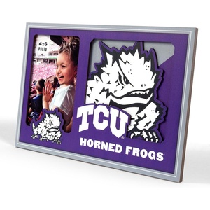 image:imageYouTheFan NCAA 3D Logo Picture FrameTCU Horned Frogs
