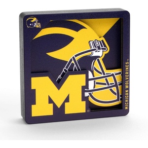 image:imageYouTheFan NCAA 3D Logo Series MagnetMichigan Wolverines