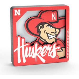 image:imageYouTheFan NCAA 3D Logo Series MagnetNebraska Cornhuskers