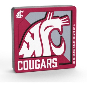 image:imageYouTheFan NCAA 3D Logo Series MagnetWashington State Cougars