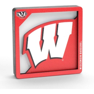 image:imageYouTheFan NCAA 3D Logo Series MagnetWisconsin Badgers