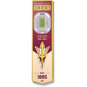 image:imageYouTheFan NCAA 3D StadiumView 8x32 BannerArizona State Sun Devils