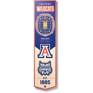 image:imageYouTheFan NCAA 3D StadiumView 8x32 BannerArizona Wildcats