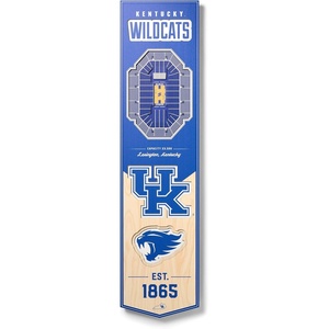 image:imageYouTheFan NCAA 3D StadiumView 8x32 BannerKentucky Wildcats