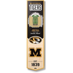 image:imageYouTheFan NCAA 3D StadiumView 8x32 BannerMissouri Tigers