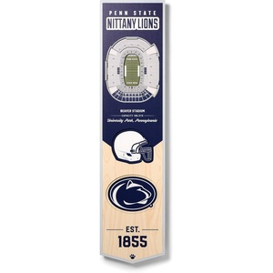 image:imageYouTheFan NCAA 3D StadiumView 8x32 BannerPenn State Nittany Lions